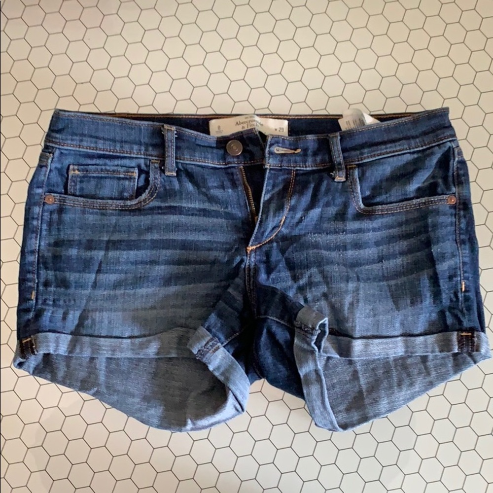 Abercrombie Jean Shorts Size 8